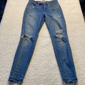 Madewell 9” high rise skinny jeans
